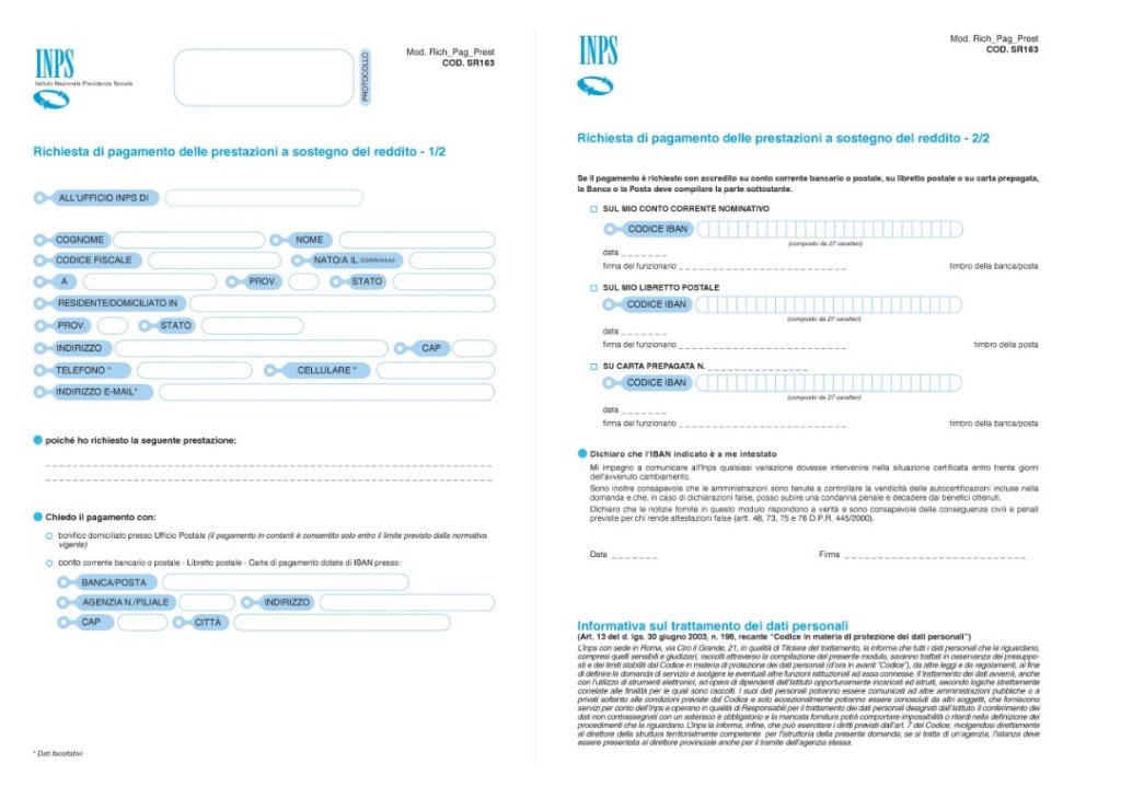 Modulo Il Nostro Caf